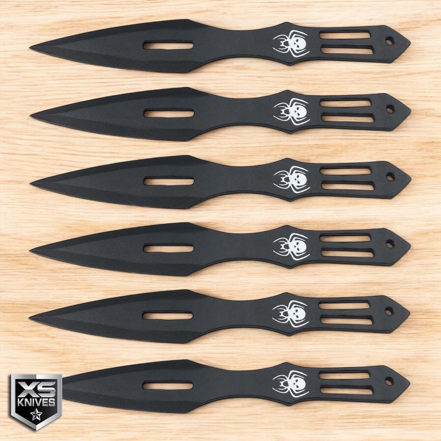 6PC Spider Kunai Throwing Set – Decorative Ninja Set with Sheath
