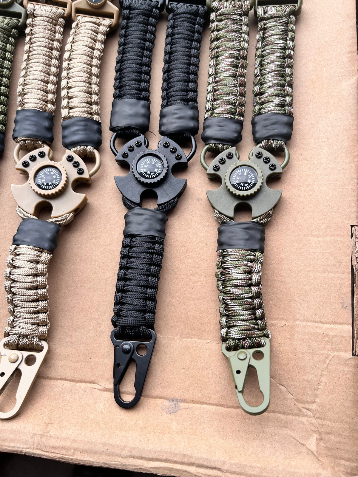 Tactical Single Point Paracord Compass Sling