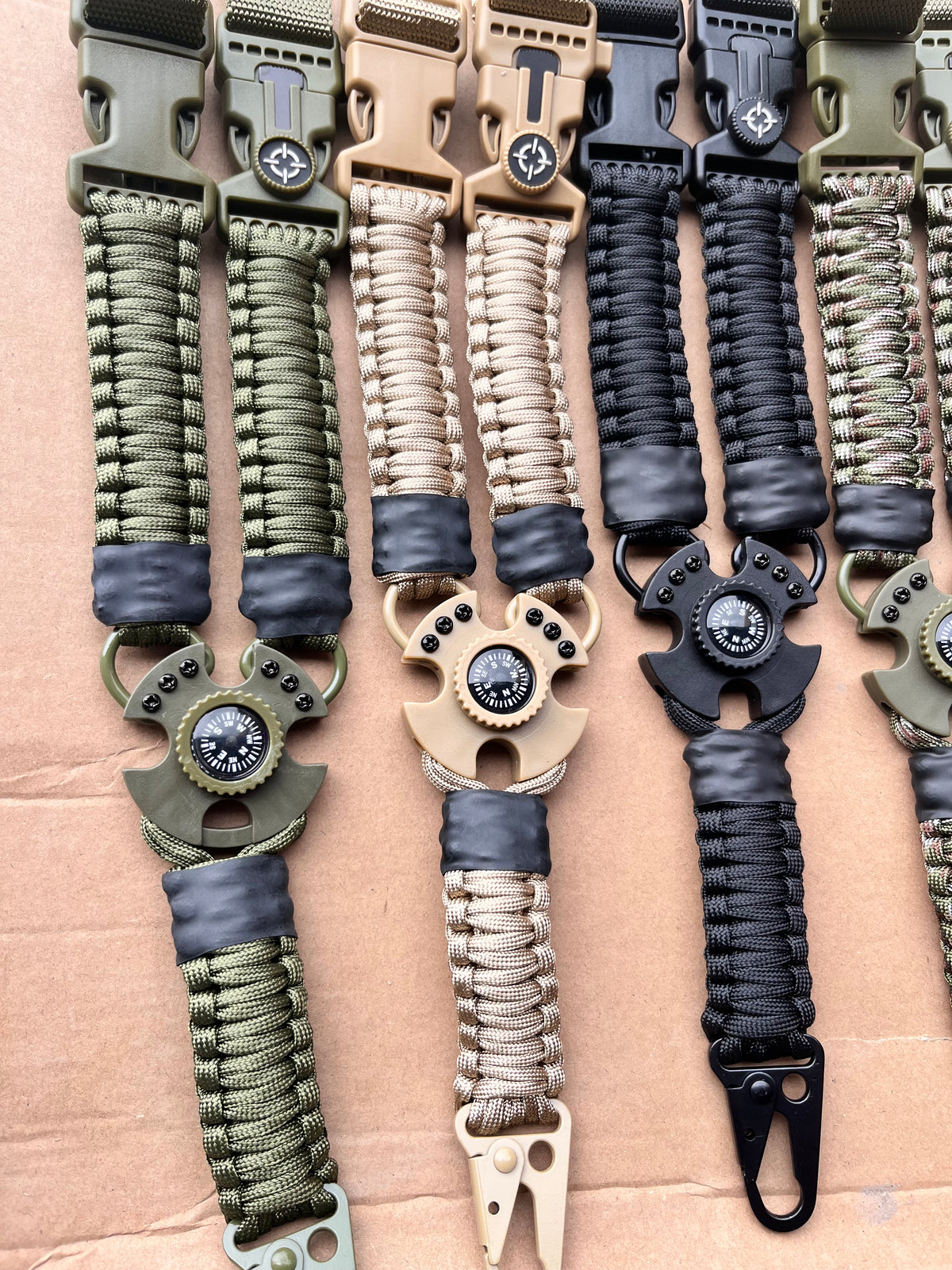 Tactical Single Point Paracord Compass Sling
