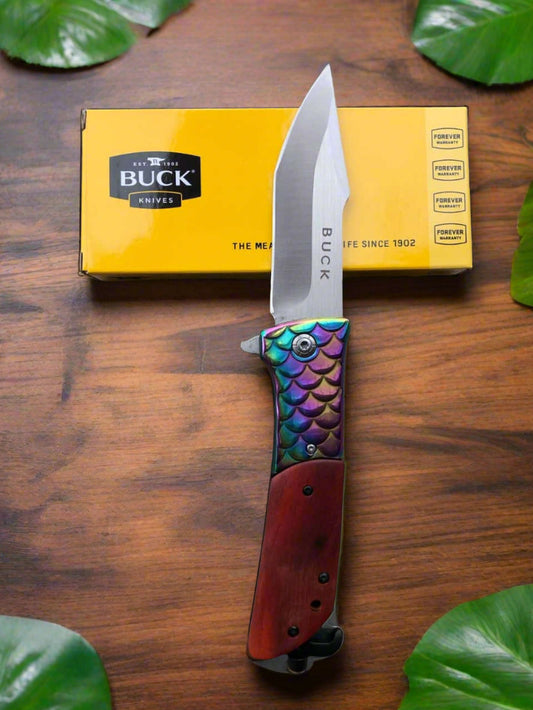 Buck Folding Blade Hunting Knife – Royal Smokers