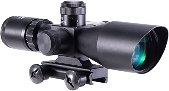 Pinty 2.5-10×40 AOEG, Red and Green Light Tactical Scope Sight