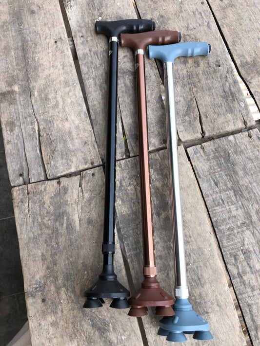 Aluminium Walking Stick T Handle Stick for Old Age Peoples Man Women and Adults