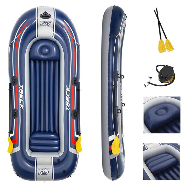 Inflatable Tender Boat with Paddles & Air Pump – Adventure-Ready & Easy to Use