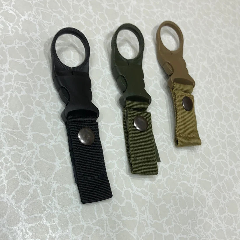3 PC EDC Outdoor Water Bottle Holder Clips – Secure & Convenient Carry for Outdoor Adventures