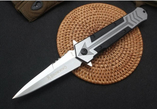 Browning F130 Tactical Folding Tool with G10 steel handle and quick-opening feature