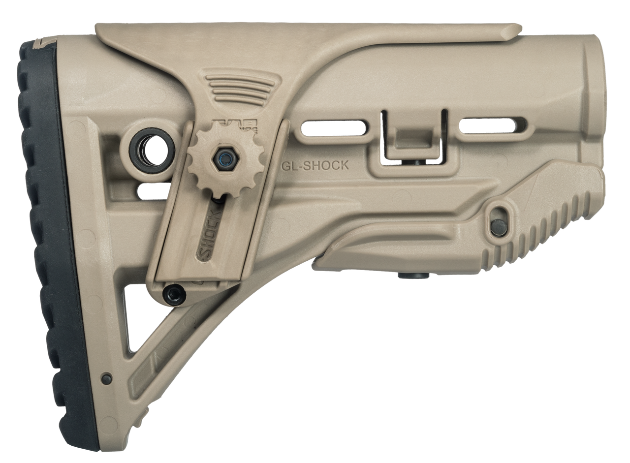 Buttstock for M4, AR-15, M16 Platforms Tan and Black Colour