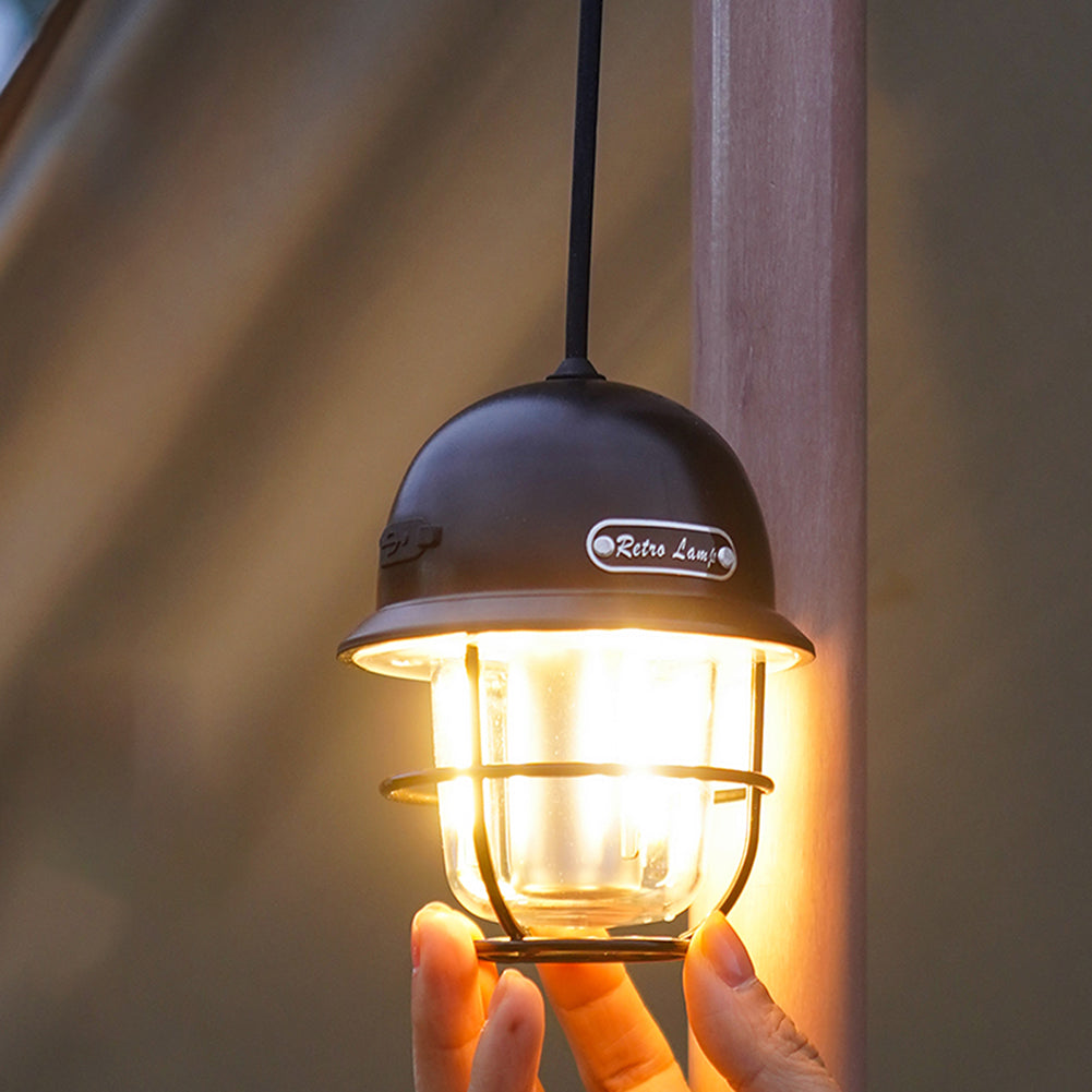 retro-style hanging light bulb with Retro Lamp