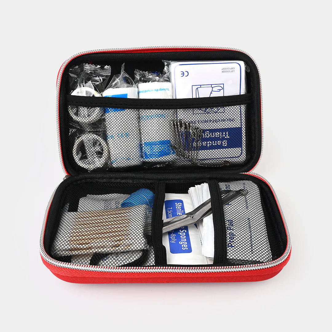 Portable Emergency Aid Kit – Essential First Aid for Survival, Camping & Travel