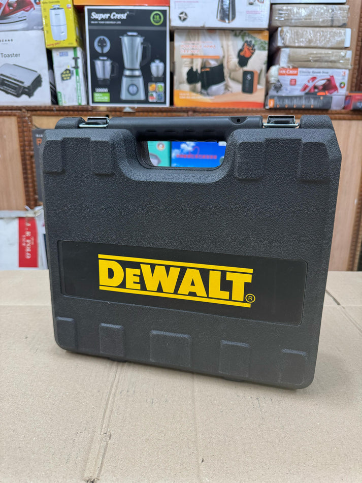 Dewalt electric drill in hand – ergonomic cordless design