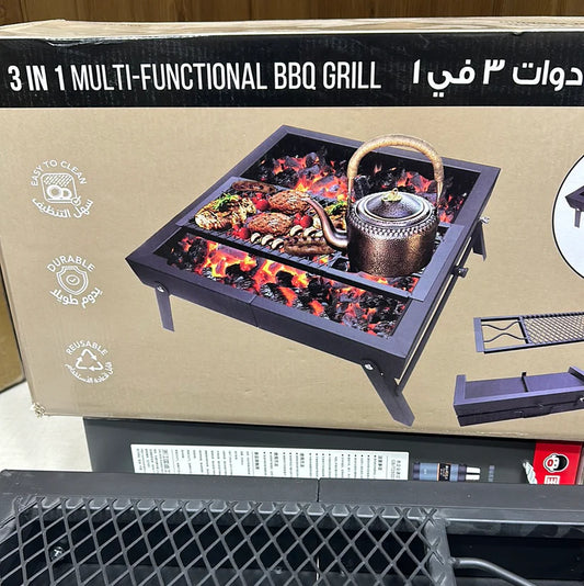 Multi functional BBQ Grill Camping Hiking Bar BQ Grill