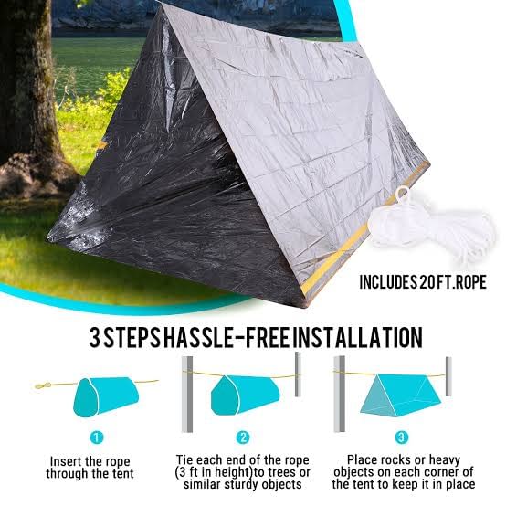 Pocket Tent – Compact Emergency Shelter for Survival, Hiking & Outdoor Protection