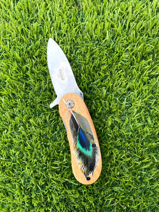 Jeep Peacock Pocket Knife – Compact, Stylish, and Durable