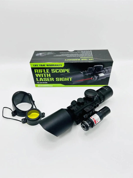LS3-10x42E Airsoft Scope with Laser Sight