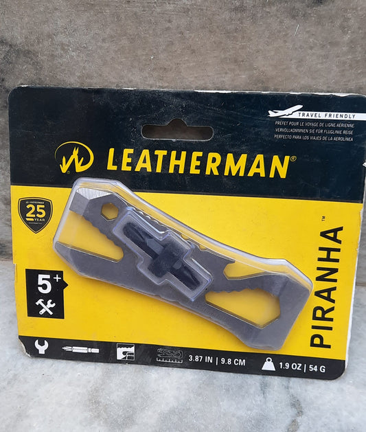 Leatherman, multi-tool, Piranha, pocket tool, camping gear, outdoor tool, EDC, Pakistan
