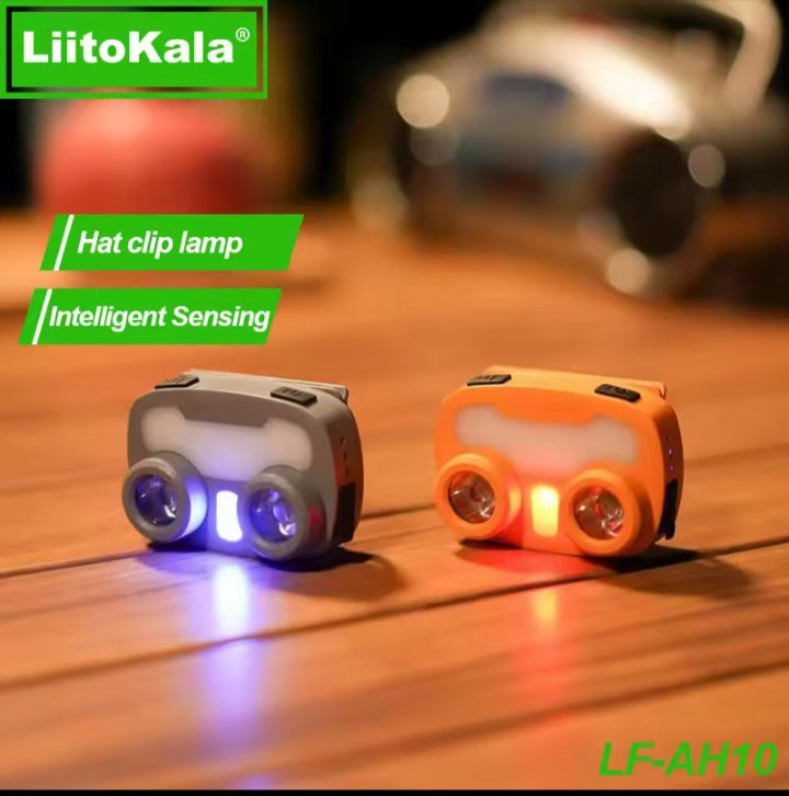 LiitoKala LED Wick, LH-AH10 headlamp, touch sensor lamp, 6 light modes lamp, rechargeable headlamp, cap clip lamp, USB Type-C rechargeable, long battery life light, hands-free lamp Pakistan, outdoor headlamp, mechanic work light, emergency headlamp, camping light Pakistan, night fishing lamp, hunting headlamp, portable LED lamp, rechargeable cap lamp, versatile headlamp Pakistan, lightweight LED lamp
