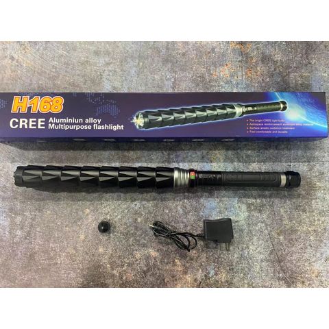 Mega Electro Blaster – Tactical Flashlight with Built-In Stun Feature ...