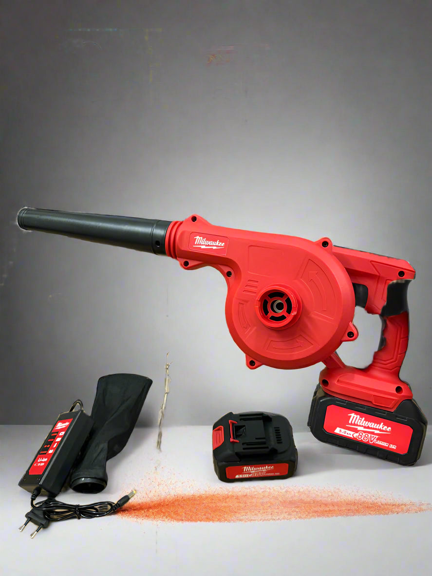Milwaukee 88V cordless leaf blower with lithium battery – lightweight outdoor cleaning tool