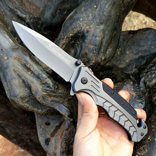 FA46 BROWNING FA46 Supreme King Liner Lock/ G10+Steel Handle Outdoor Camping Folding knife