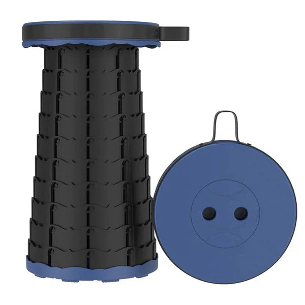 Portable stool Blue and black