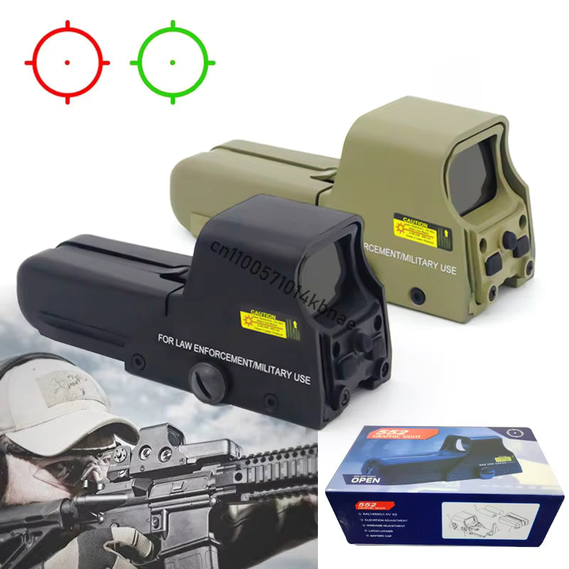 Tactical Holographic Red & Green Dot Sight Scope 551 552 Chinese Replica Reddot Sight