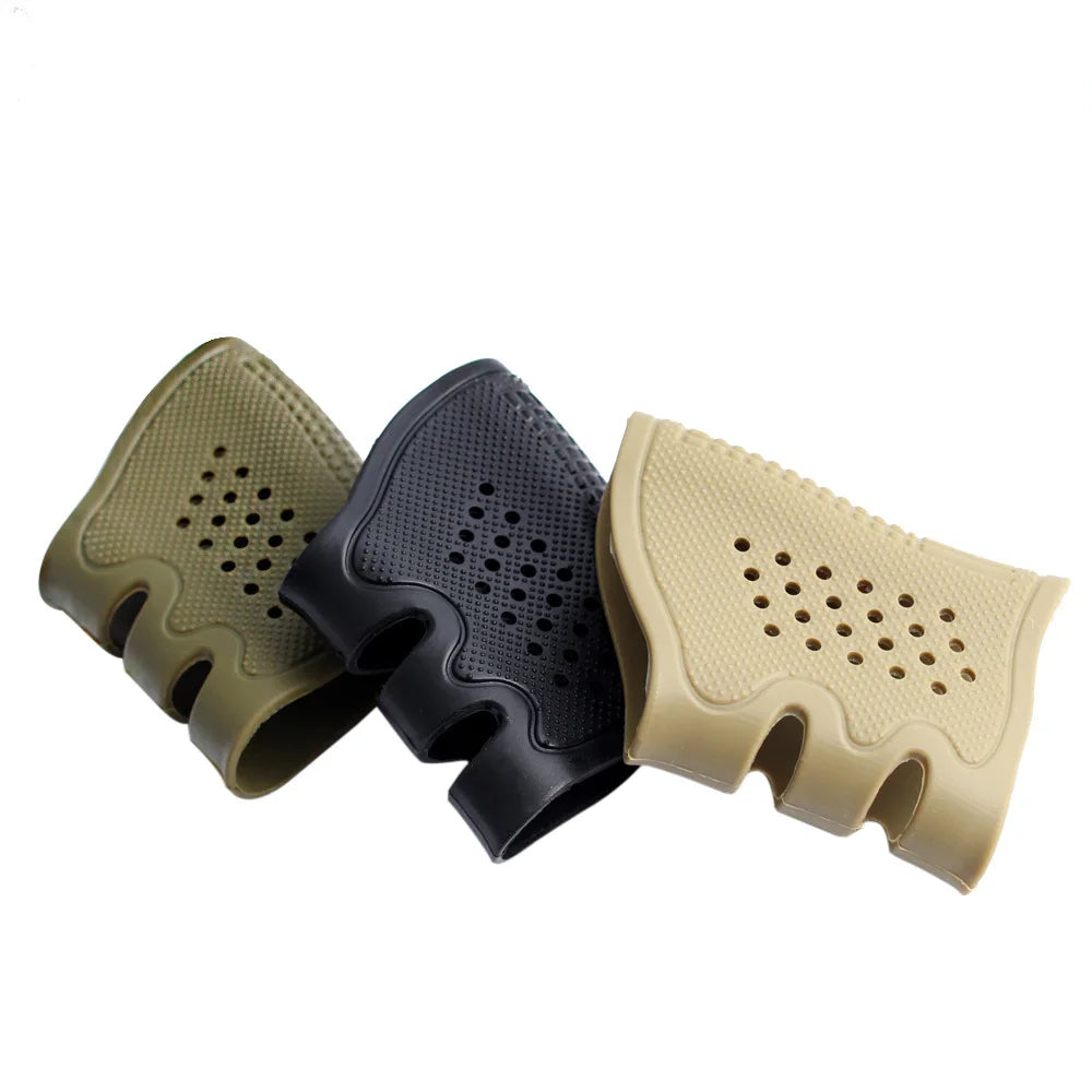 Silicone Rubber Grip  – Available in Green, Black, Tan