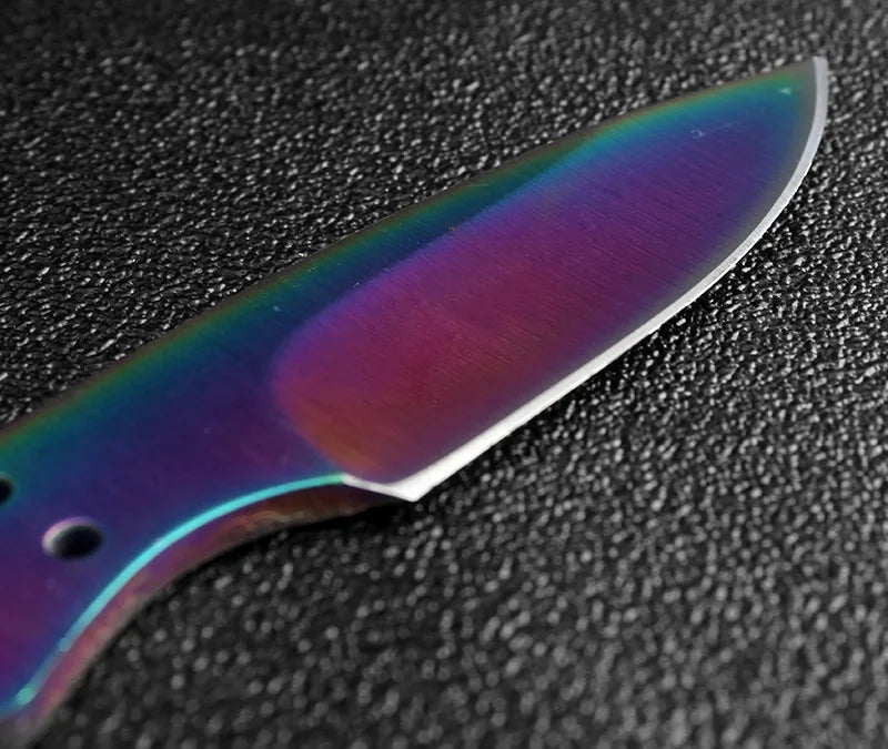 Sharp Fixed blade Hunting Knife camping knife DIY Blanks 440c blade pocket Knife billet Self-defense survival Knives EDC tools