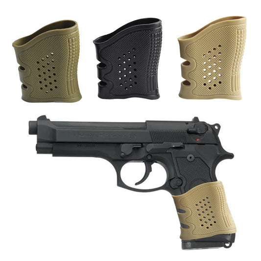 Silicone Rubber Grip  – Available in Green, Black, Tan
