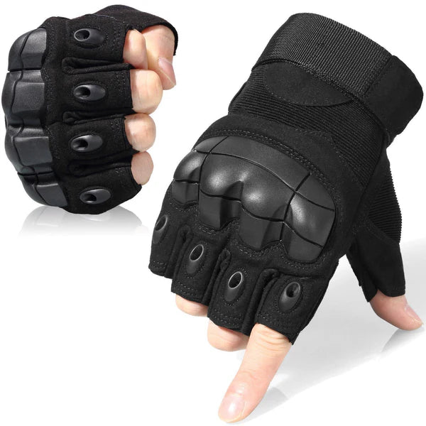 Tactical Protective Half Finger Gloves Outdoor Bike Fitness gym gloves