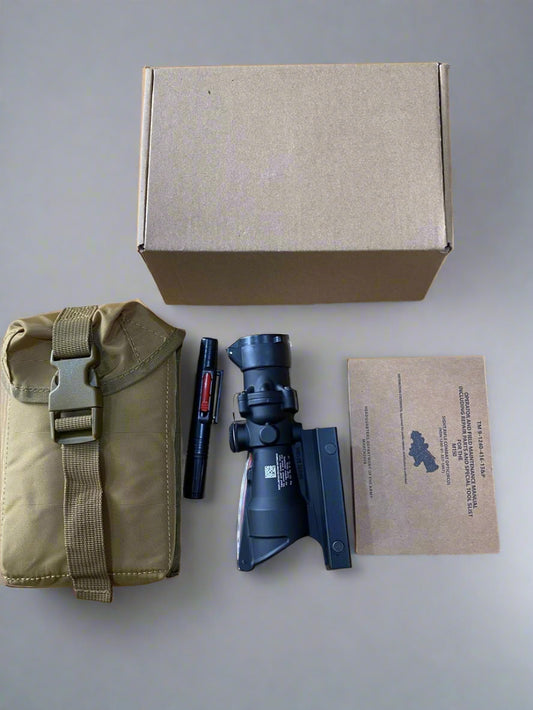 USA Trijicon ACOG replica Pakistan, 4x32 tactical scope, ACOG 4x32 scope replica, affordable tactical scopes, AR-15 scope Pakistan, M4 rifle scope, long-range rifle scope, ACOG optics for hunting
