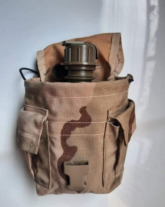 US military canteen, authentic mil canteen, MOLLE II pouch, tactical canteen pouch, military gear Pakistan, outdoor hydration, hiking canteen, camping gear Pakistan, MOLLE system pouch, quick release pouch, ventilated gear pouch, army canteen bottle, tactical gear Pakistan, survival gear Pakistan, multipurpose pouch, canteen storage pouch, military pouch Pakistan, outdoor essentials Pakistan, MOLLE compatible, durable canteen bottle
