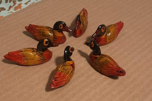 Up duck figurines, baby duck decor, animal collectibles, home decor Pakistan, hunter's decor set, duck ornaments
