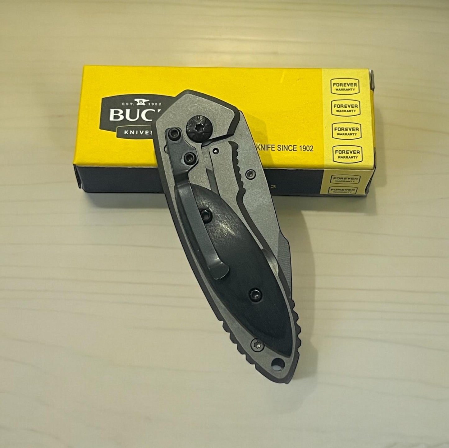 Buck Pocket Folding Knife – 7cm Blade, 15cm Overall Length