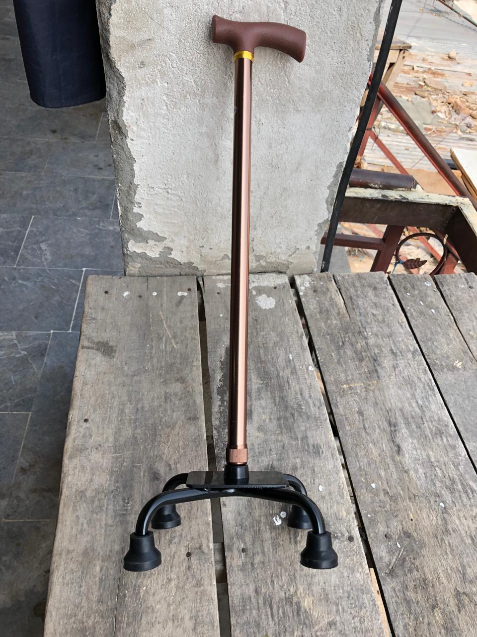 anti slip four-legged walking stick