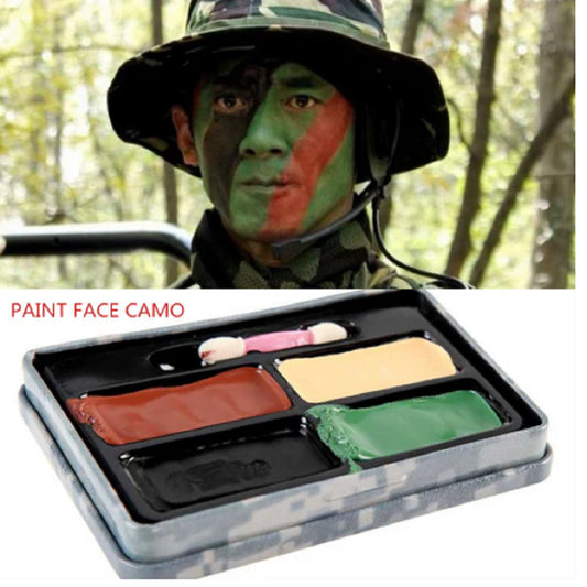 camouflage face paint Pakistan, tactical camo makeup, military face paint, face paint for airsoft, hunting camouflage makeup, army face paint, face paint for paintball, tactical makeup kit, camo makeup for men, face paint Pakistan online, non toxic camo paint
