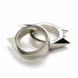 cat ring for defense, self-defense cat ring, stylish self-defense ring, cat shaped defense ring, personal protection ring, discreet self-defense tool, emergency protection ring, self-defense accessory for women, protection ring for safety Pakistan, pack of 2 self-defense rings
