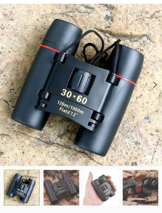 compact 30x60 binoculars, folding binoculars, high magnification binoculars, portable binoculars, travel binoculars, outdoor binoculars, birdwatching binoculars, 30x magnification telescope, powerful binoculars, outdoor adventure binoculars
