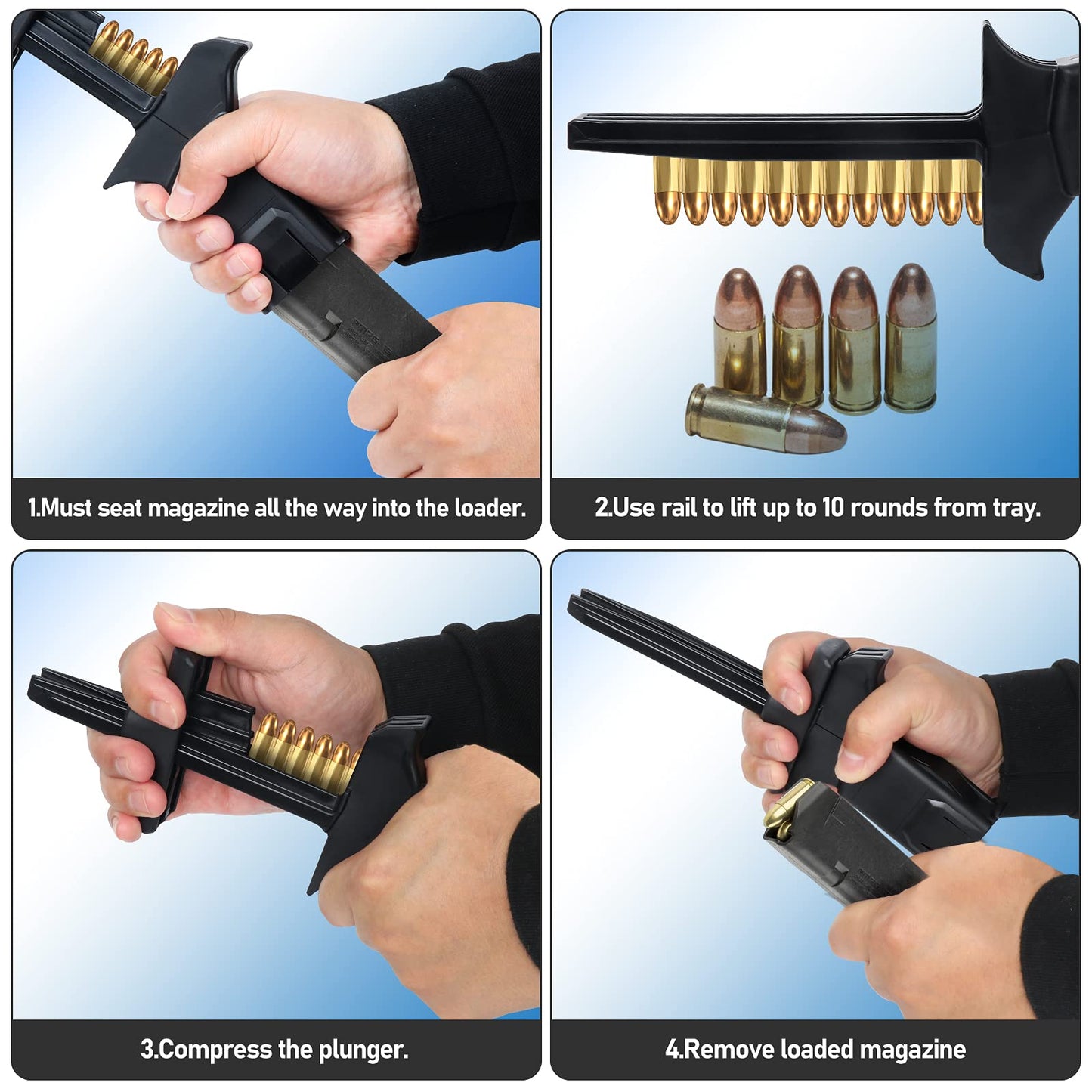 compact loading tool for magazine-based devices