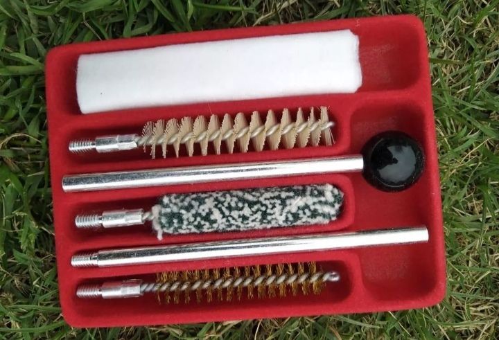 Cleaning Kit with Brass Rods, Patches, and Brushes