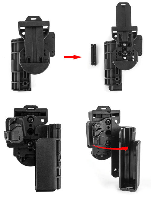 Quick-Cocking Holster for Glock 17, 19, 22 – Fast Draw Tactical Design