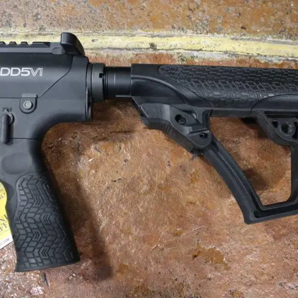 lightweight polymer rifle stock with length adjustment