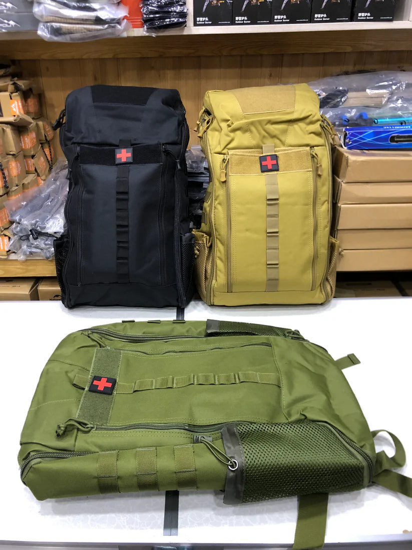 medical backpack, first aid bag, tactical backpack, emergency backpack, outdoor medical kit, survival bag, hiking medical bag, paramedic backpack, tactical gear Pakistan
