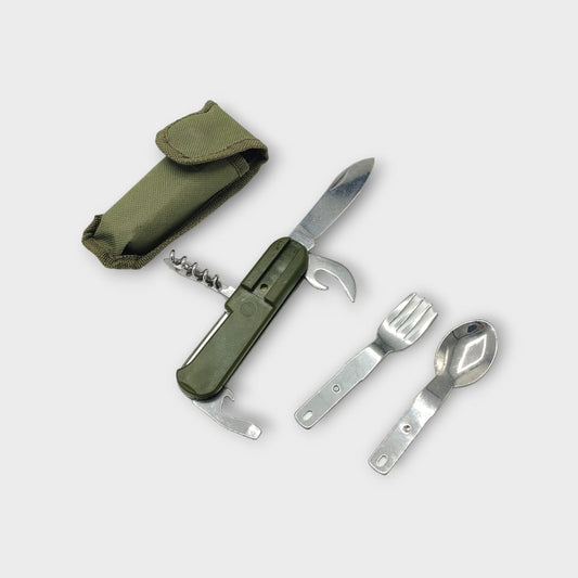 outdoor camping pocket tool set stainless steel