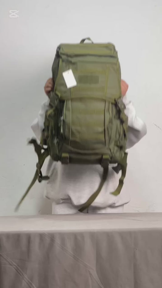 Tactical Multi-Functional Hiking Backpack – Durable Outdoor Bag for Camping & Trekking