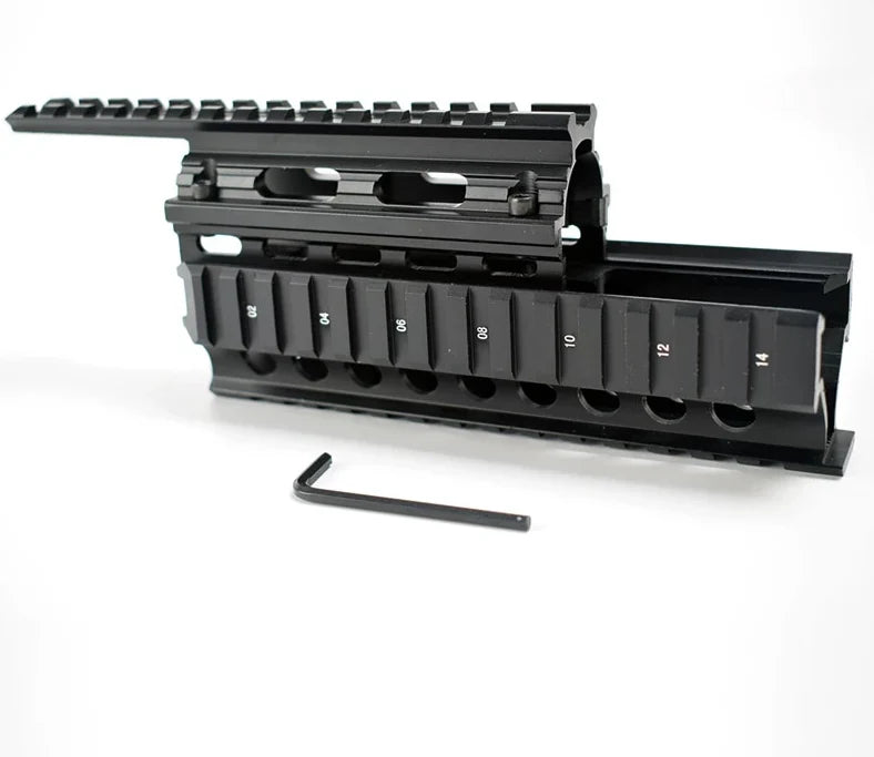 AK47 Tactical Quad Rail System – Aluminum Handguard with Picatinny Rails | Gun Accessories