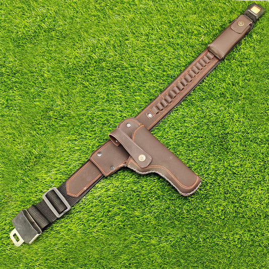Belt Holster For Norinco 30 Bore 7 Shot Pistol with 1 spare mag pouch