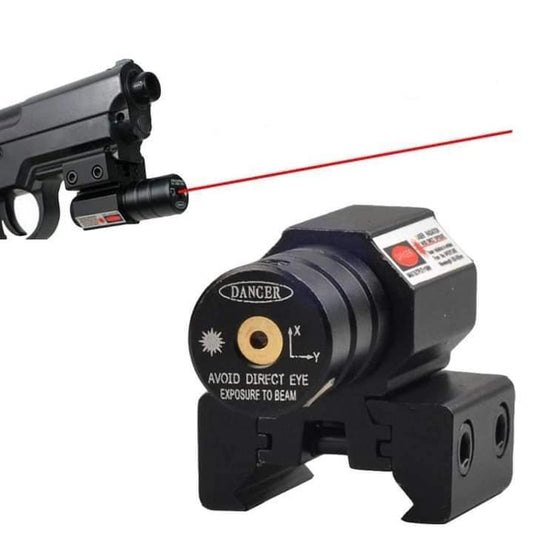 red dot laser sight, pistol laser sight, gun laser sight, 20mm rail laser, 11mm rail laser, tactical laser sight, universal rail laser, handgun laser sight, red laser for pistols, shooting accessories Pakistan, rail mounted laser, laser sight Pakistan, firearm targeting laser, compact gun laser
