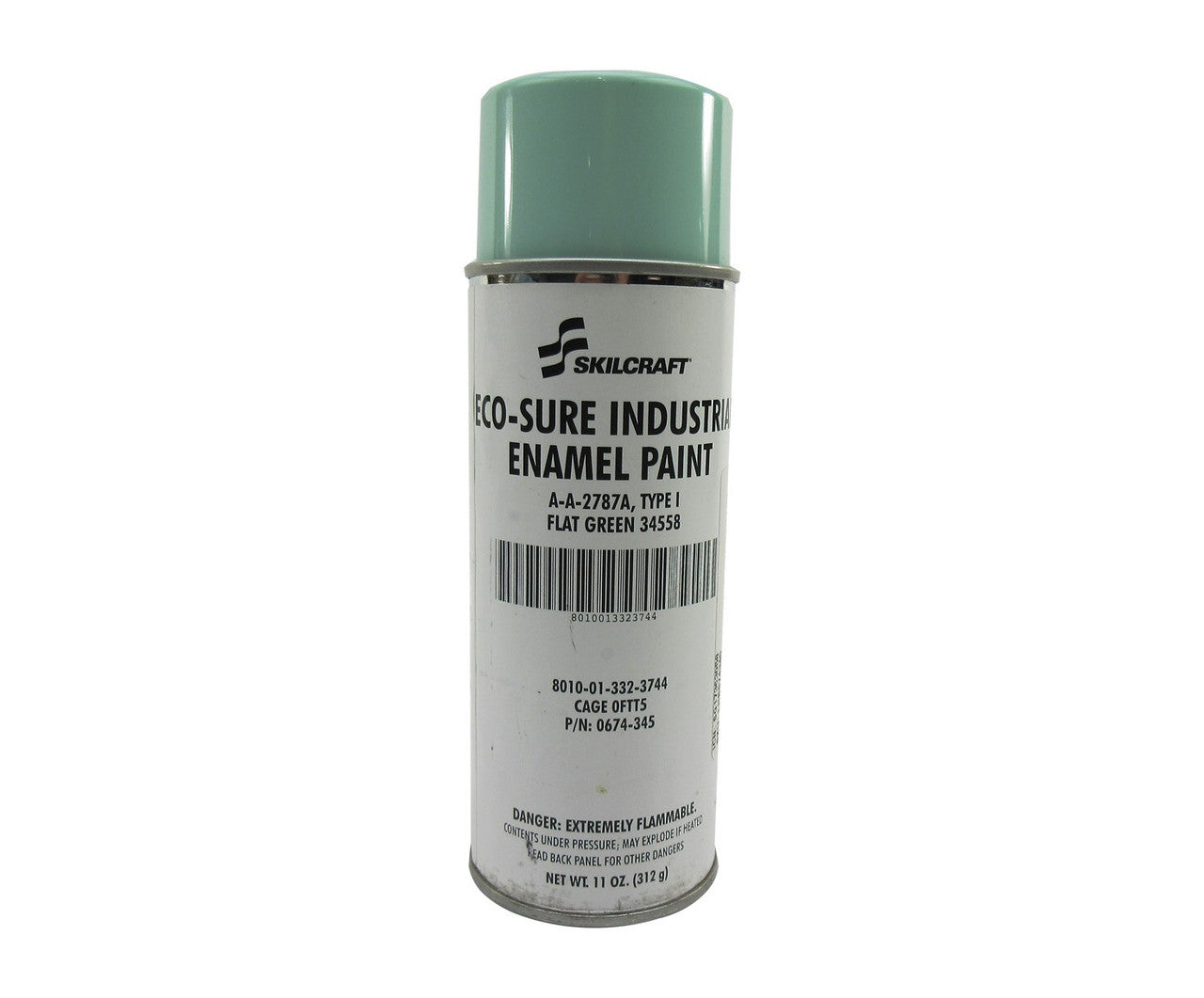 ECO-SURE Industrial Enamel Aerosol Paints , Military Surplus Desert Tan, Flat Grey, Green, Yellow
