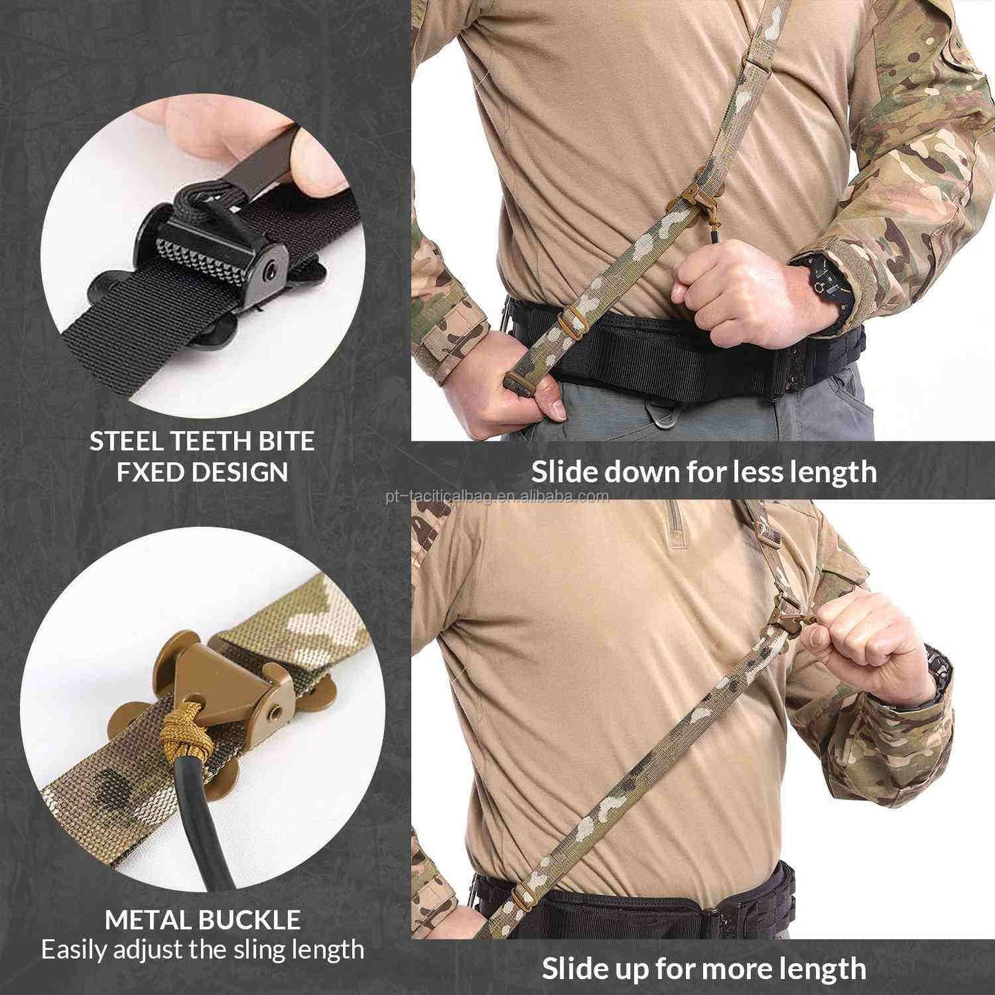 Multi Usage Double Point Sling with Quick Adjustable Strap