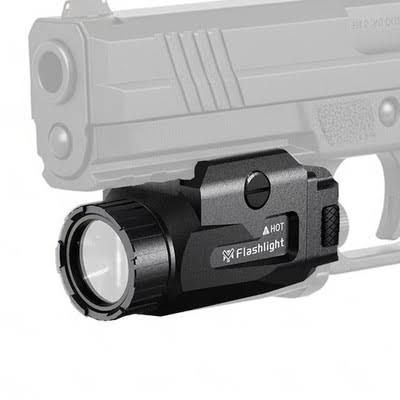 Mini Gun Light 800 Lumens Pistol Tactics Flashlight Rechargeable LED Torch for Outdoor Hunting Shooting Fit 20mm Rail Airsoft -