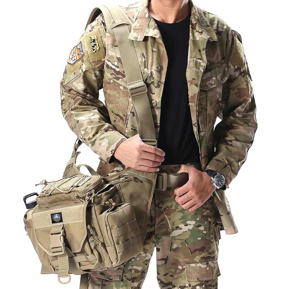 SHANGRI-LA Multi-functional Outdoor Hiking Pack Tactical Messenger Range Pack Camera Sling CCW Gear